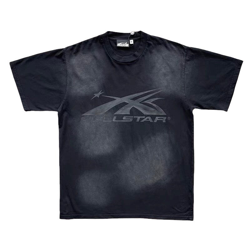 HELLSTAR SPORT LOGO GEL TEE - All black