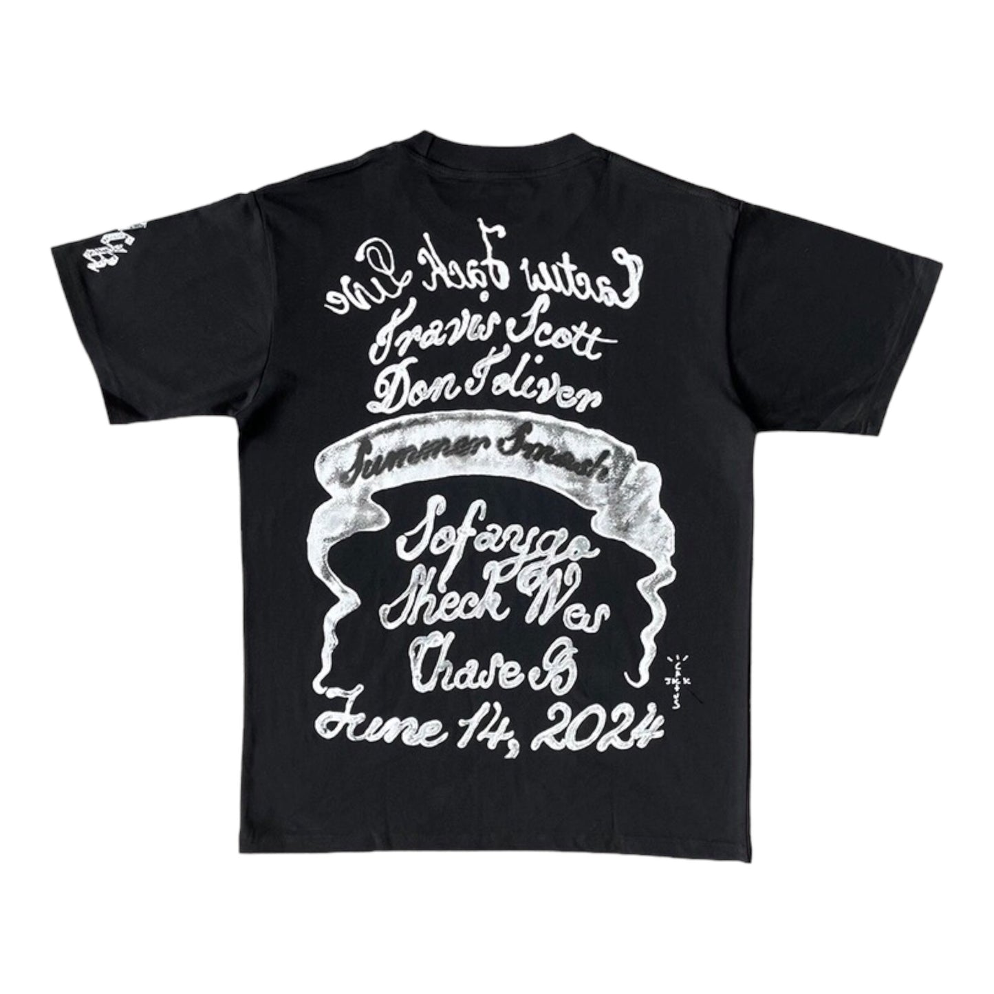 TRAVIS SCOTT CACTUS JACK UTOPIA “312” BLACK TEE