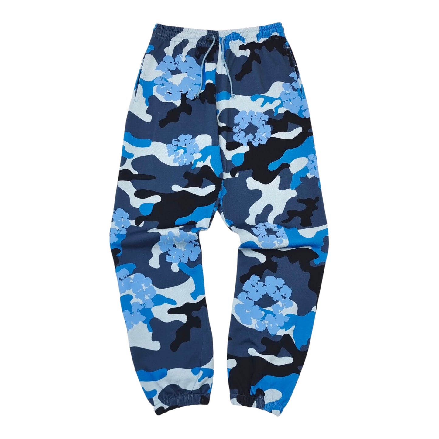 DENIM TEARS CAMO COTTON WREATH SWEATPANTS