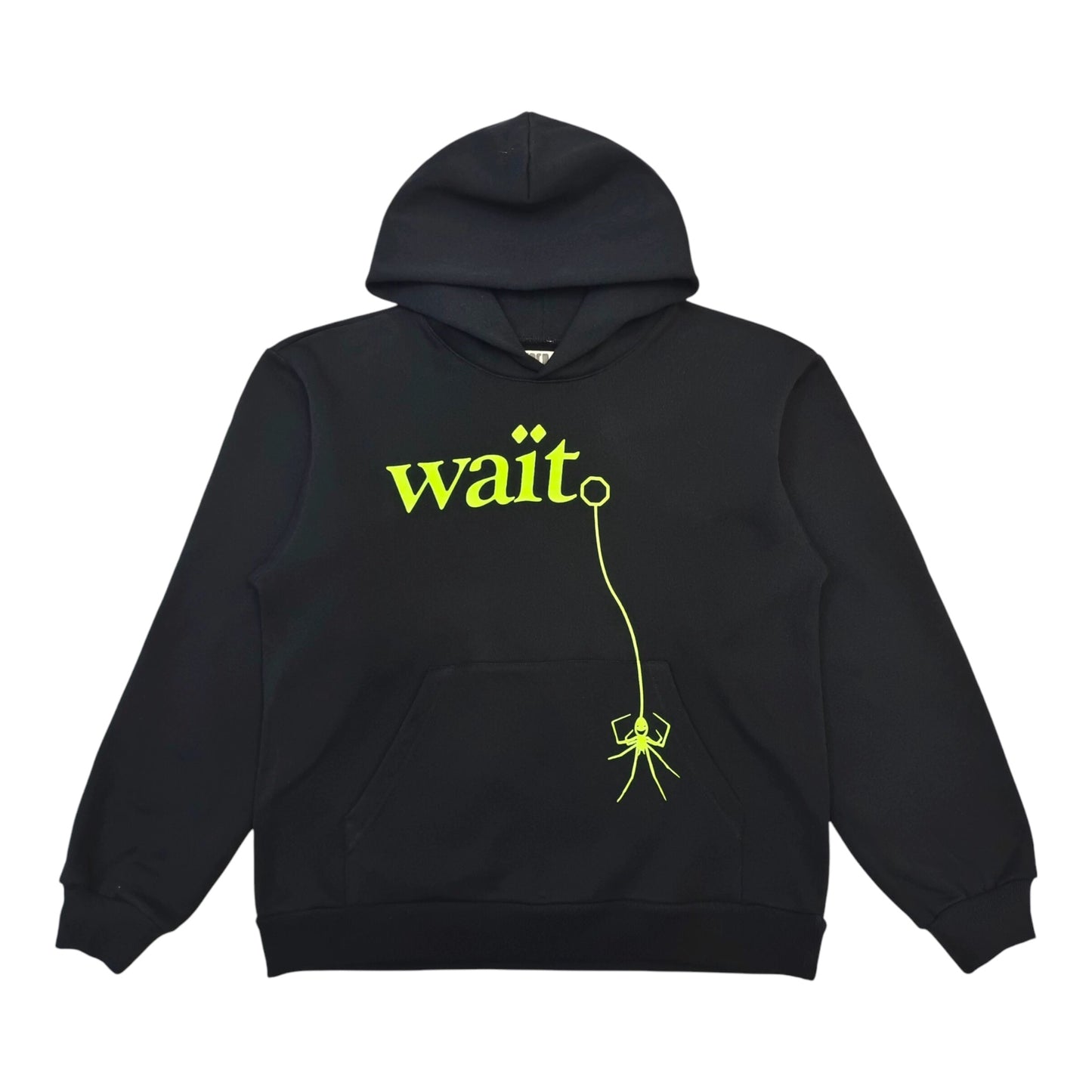 SP5DER WORLDWIDE WAIT HOODIE BLACK/ GREEN