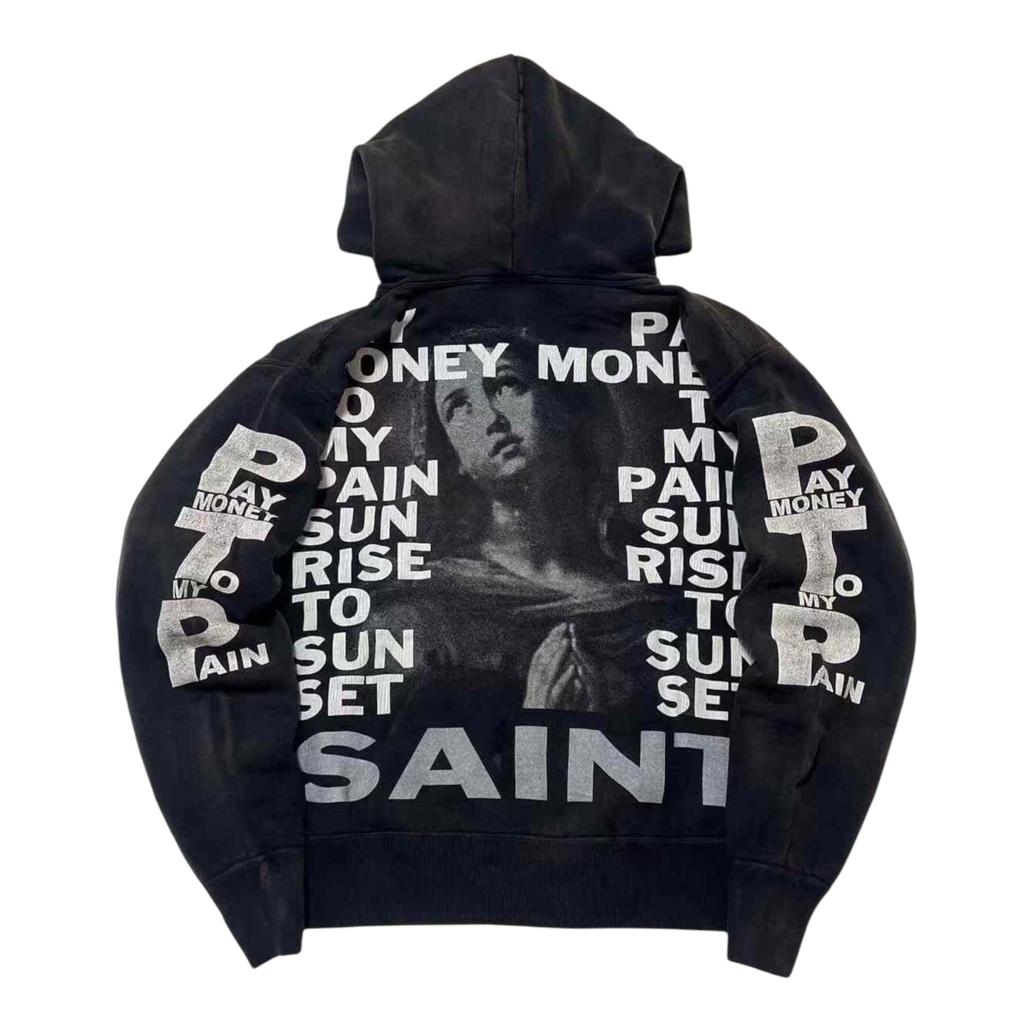 SAINT MICHAEL ‘PAY MONEY TO MY PAIN’ HOODIE