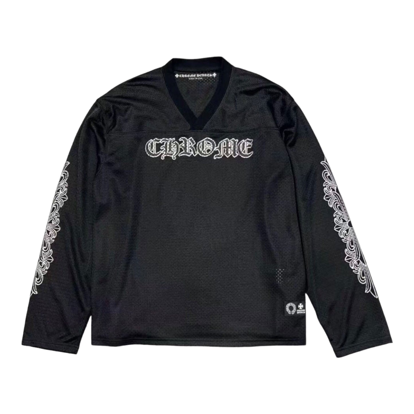 CH SPORT MESH JERSEY LONG SLEEVE TOP - black