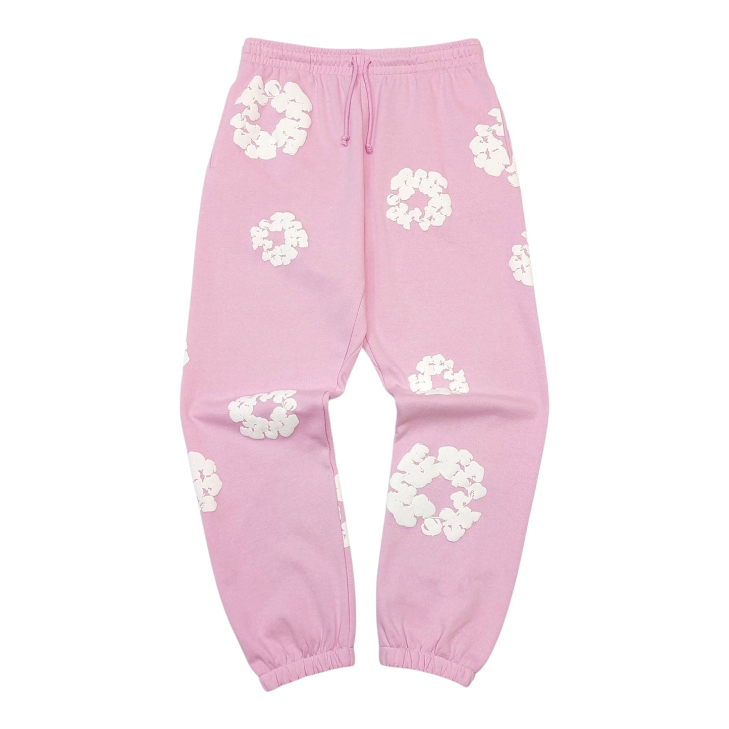 DENIM TEARS COTTON WREATH SWEATPANTS - Sakura pink