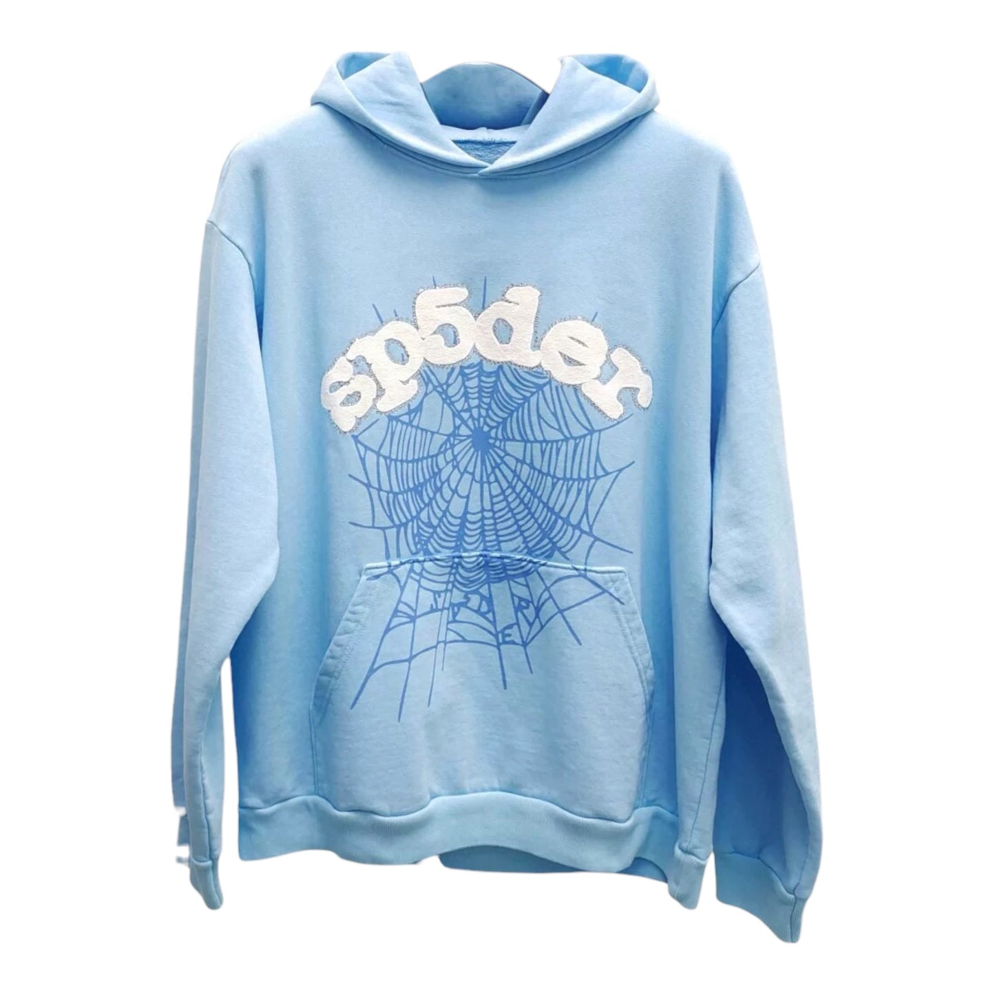 SP5DER WORLDWIDE OG WEB HOODIE - Baby blue