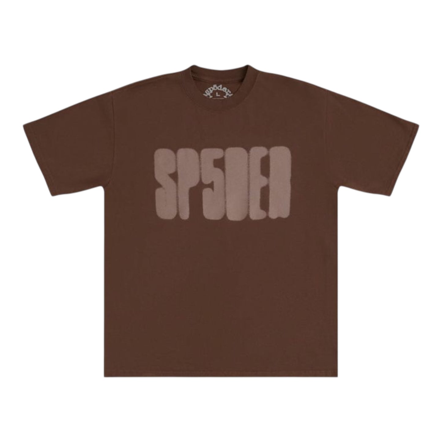 SP5DER WORLDWIDE LOGO TEE - Brown