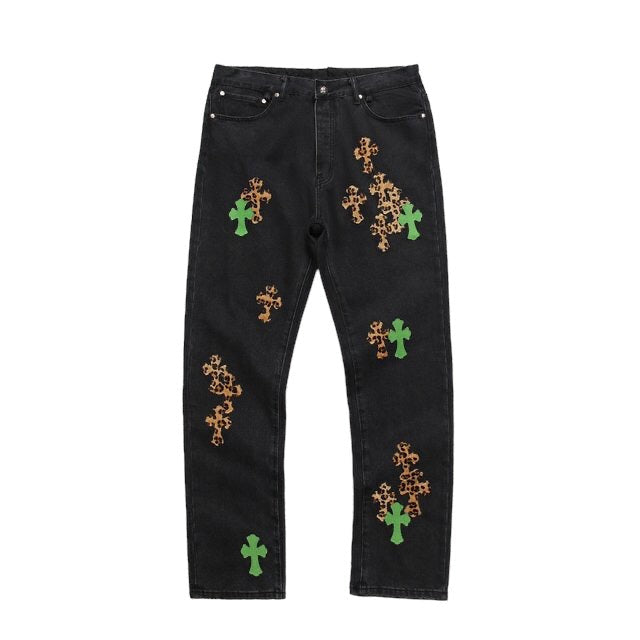 CH CROSS PATCH DENIM TROUSER