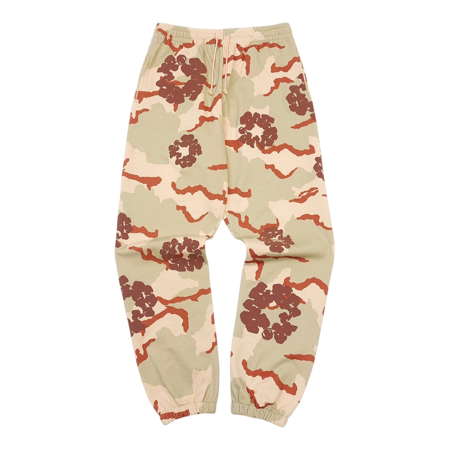 DENIM TEARS CAMO COTTON WREATH SWEATPANTS