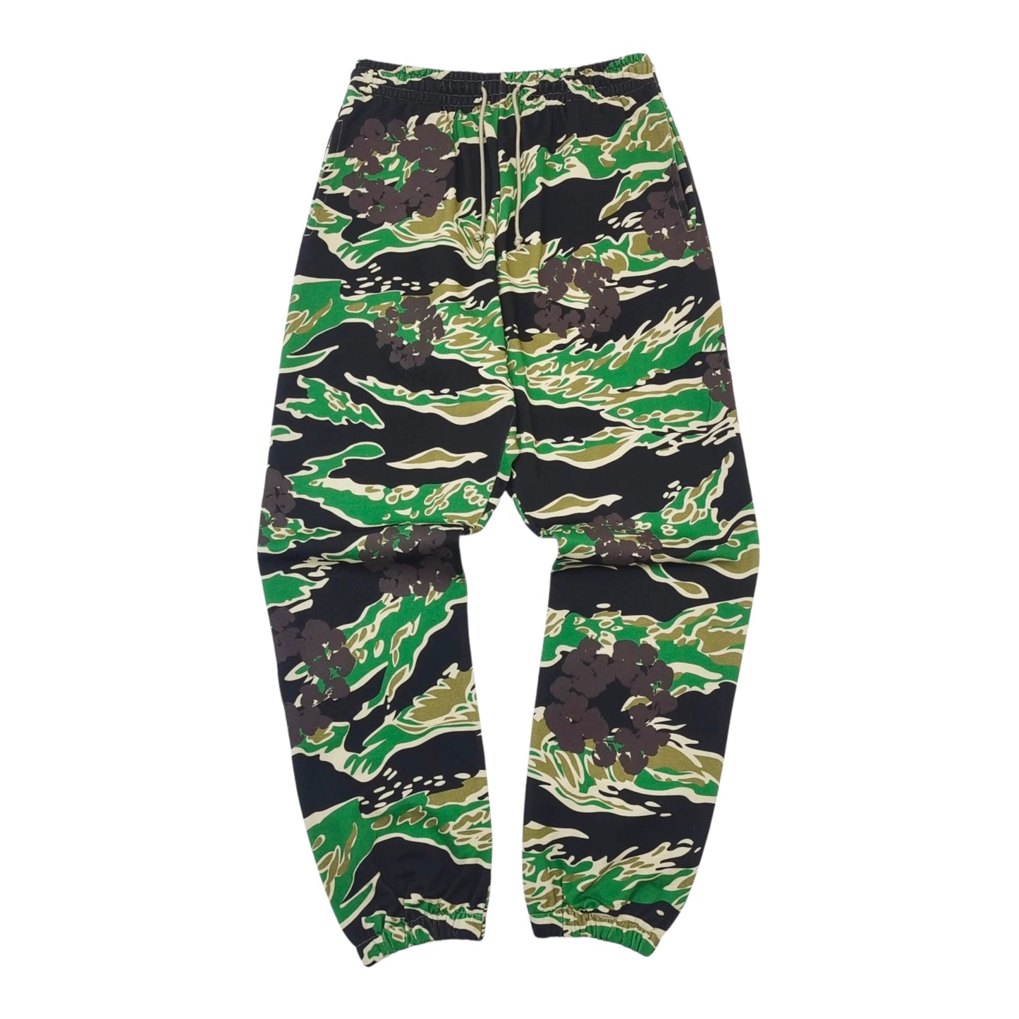 DENIM TEARS CAMO COTTON WREATH SWEATPANTS