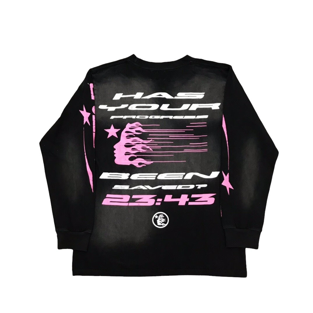 HELLSTAR LONG SLEEVE TEE “QR CHRIST”