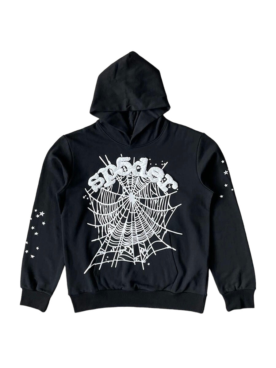 SP5DER WORLDWIDE OG WEB HOODIE - Black