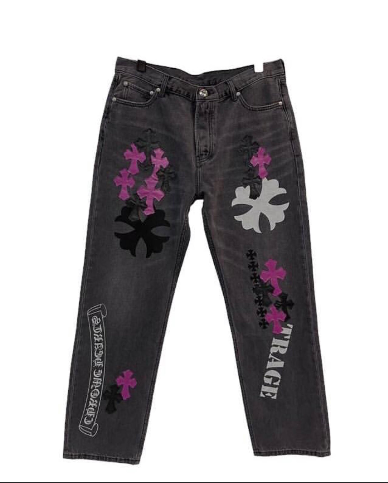 CH STENCIL DENIM TROUSER