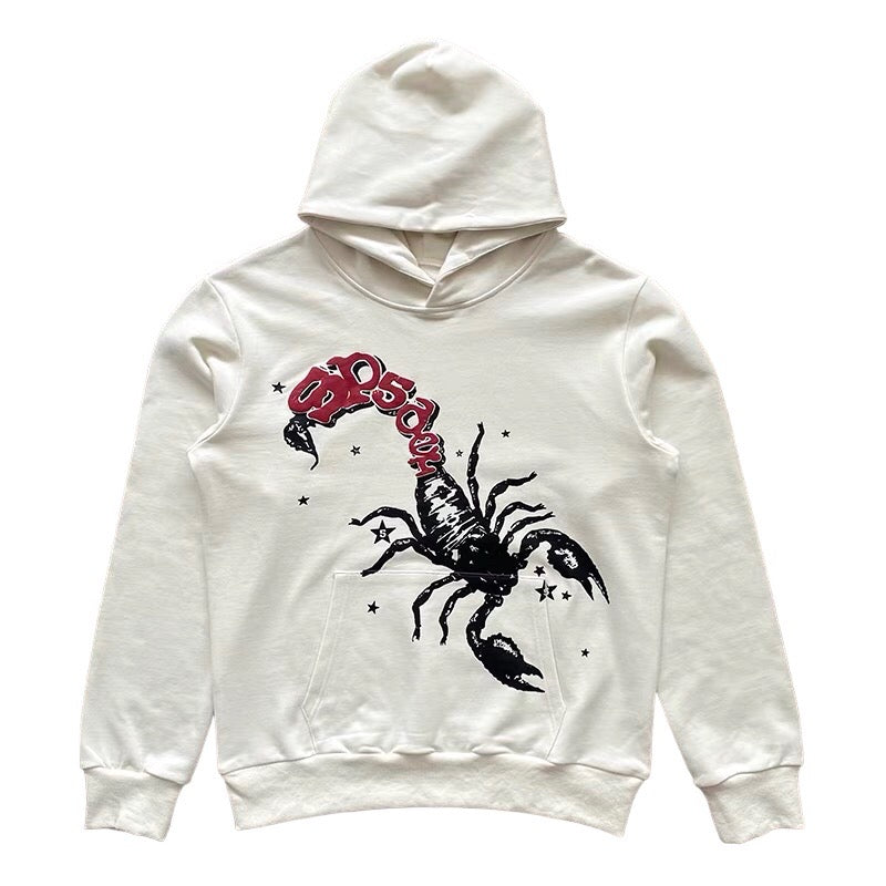 SP5DER WORLDWIDE WHITE HOODIE