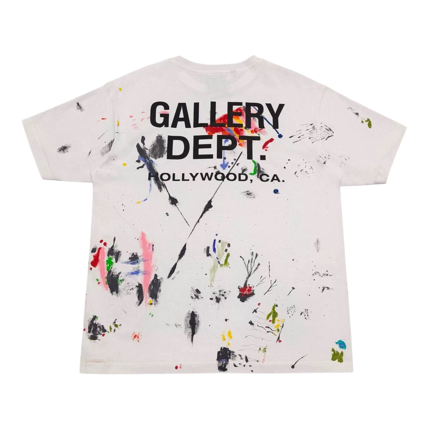 GALLERY DEPT. PAINT SPLATTERED LOGO PRINTED TEE