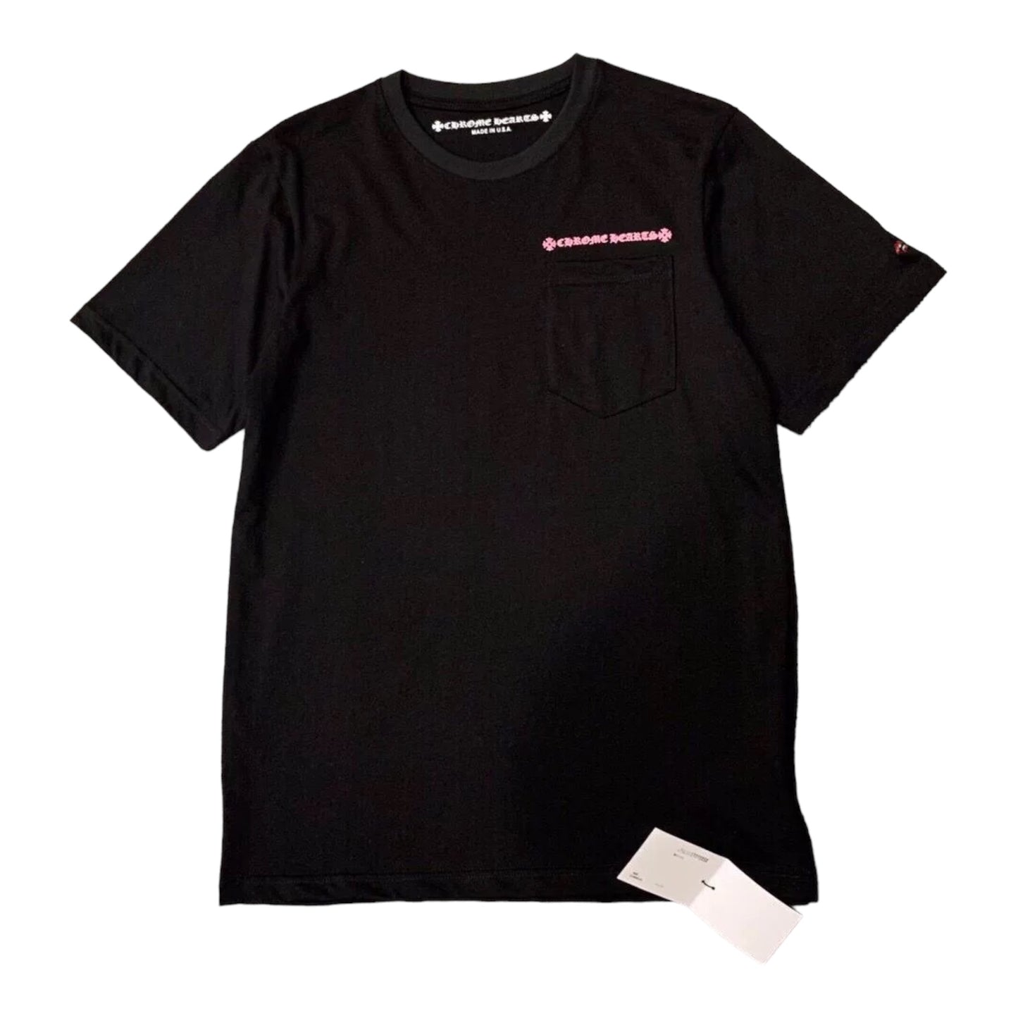 CHROME HEARTS MATTY BOY BLACK SHOULDER LOGO TEE