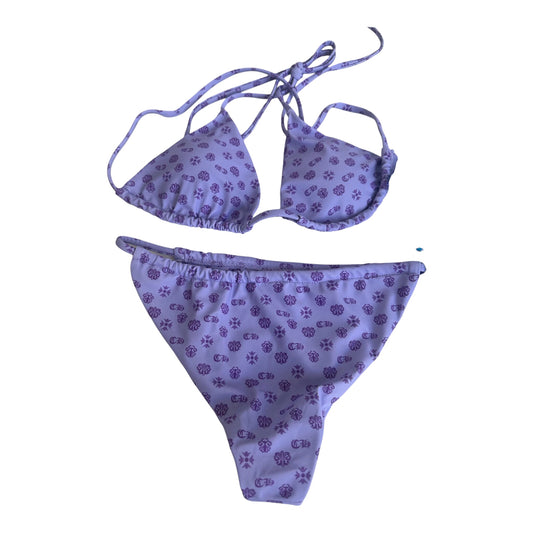 CHROME HEARTS X DIPPED IN BLUE BIKINI SET