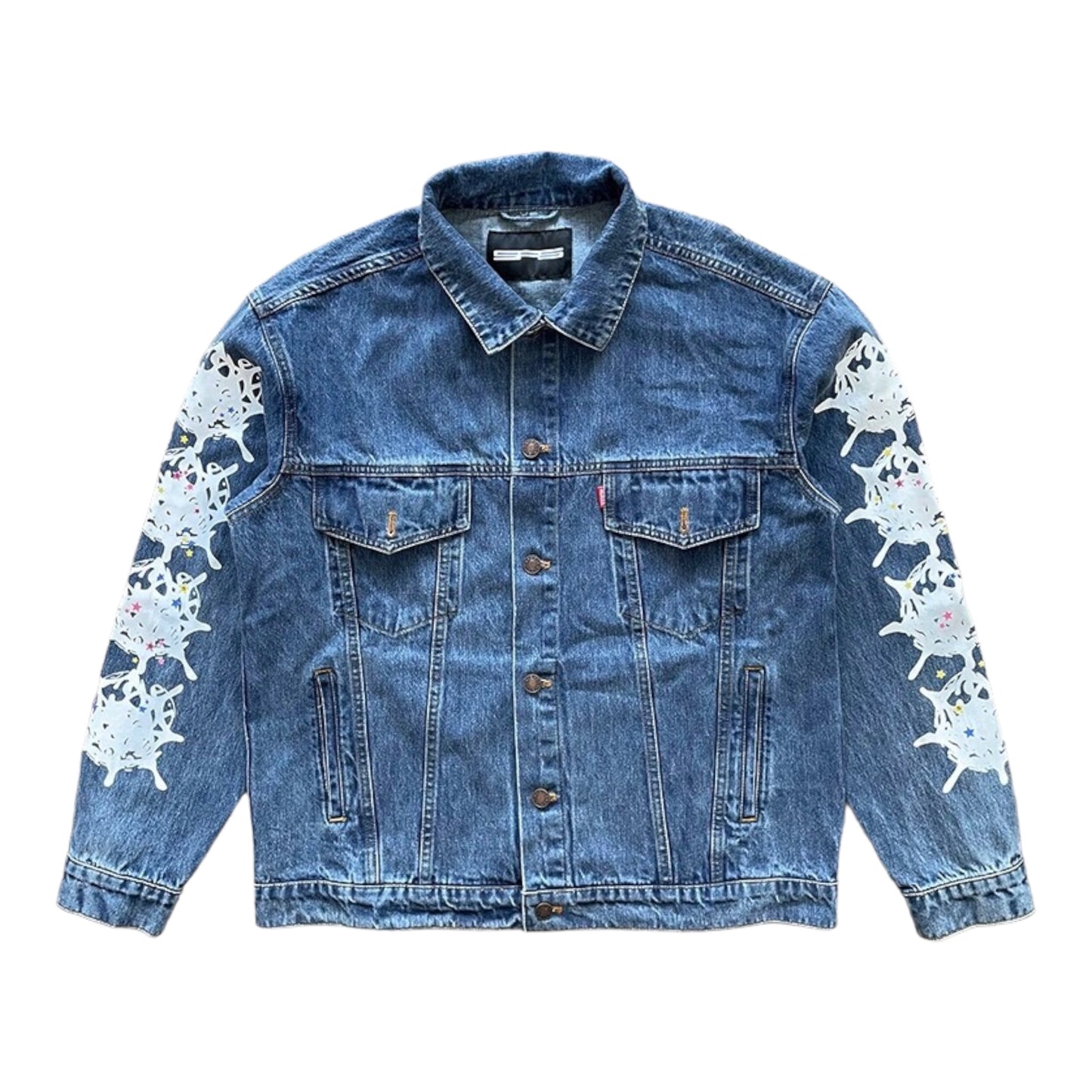 SP5DER WORLDWIDE DENIM JACKET