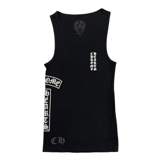 CHROME HEARTS BLACK TANK TOP