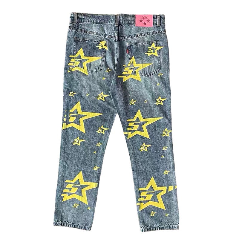 SP5DER WORLDWIDE 5STAR VINTAGE DENIM “INDIGO” PANTS