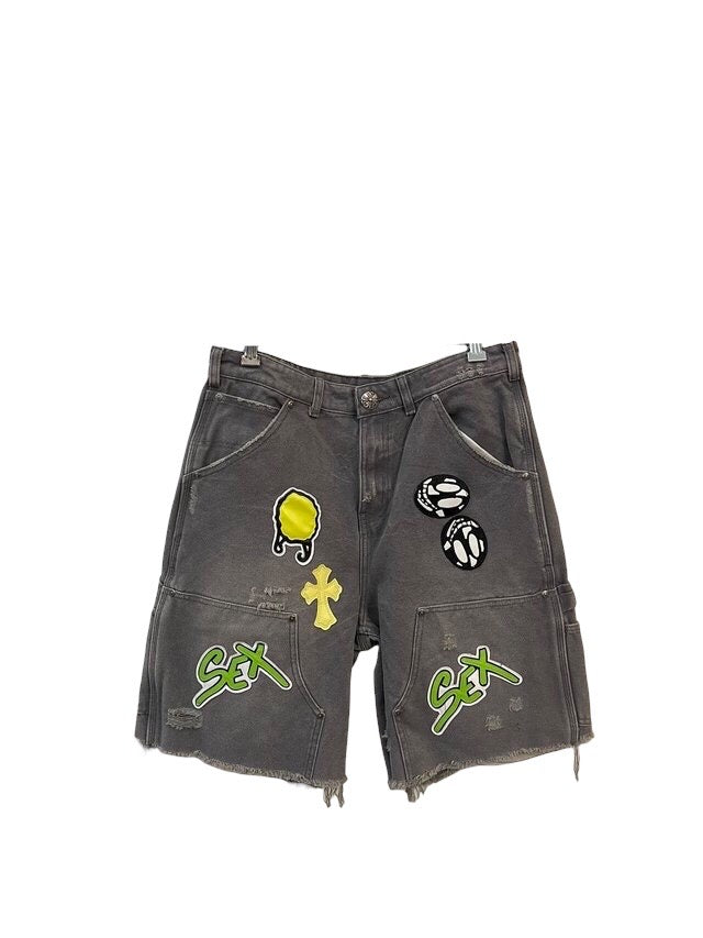 CHROME HEARTS MATTY BOYS DENIM SHORT