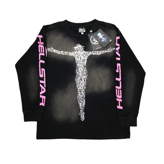 HELLSTAR LONG SLEEVE TEE “QR CHRIST”