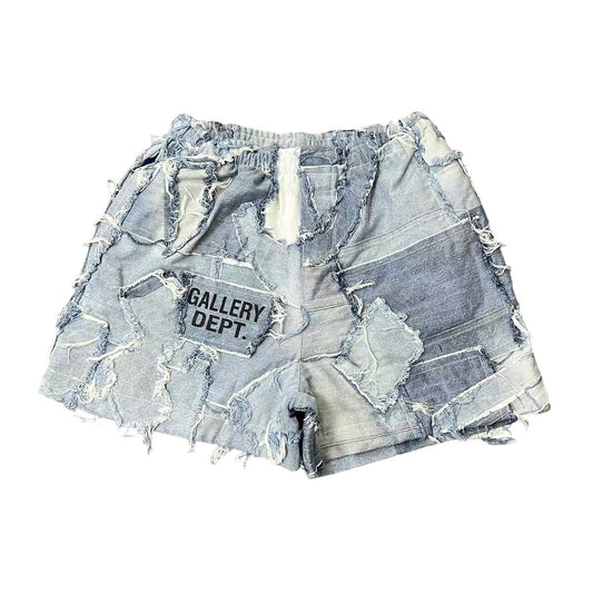 GALLERY DEPT. PATCHWORK DENIM ZUMA SHORTS