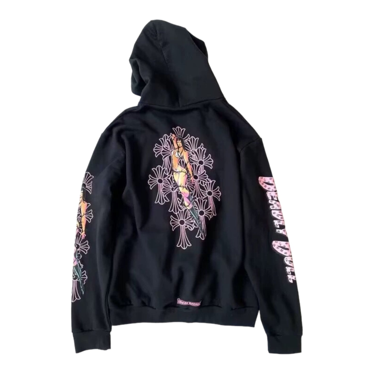 CHROME HEARTS x DEADLY DOLL ZIP-UP HOODIE