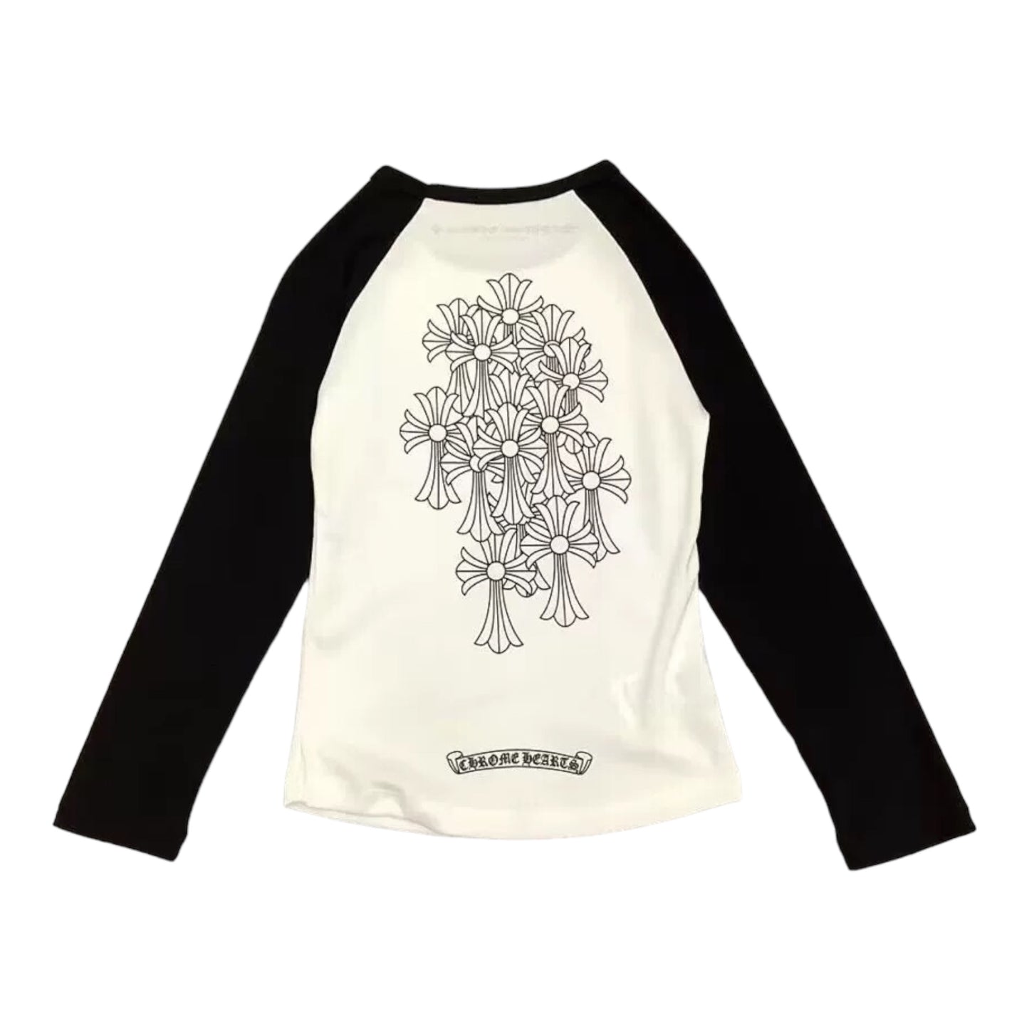 CHROME HEARTS MALTESE CROSS GRAPHIC LONG SLEEVE TEE