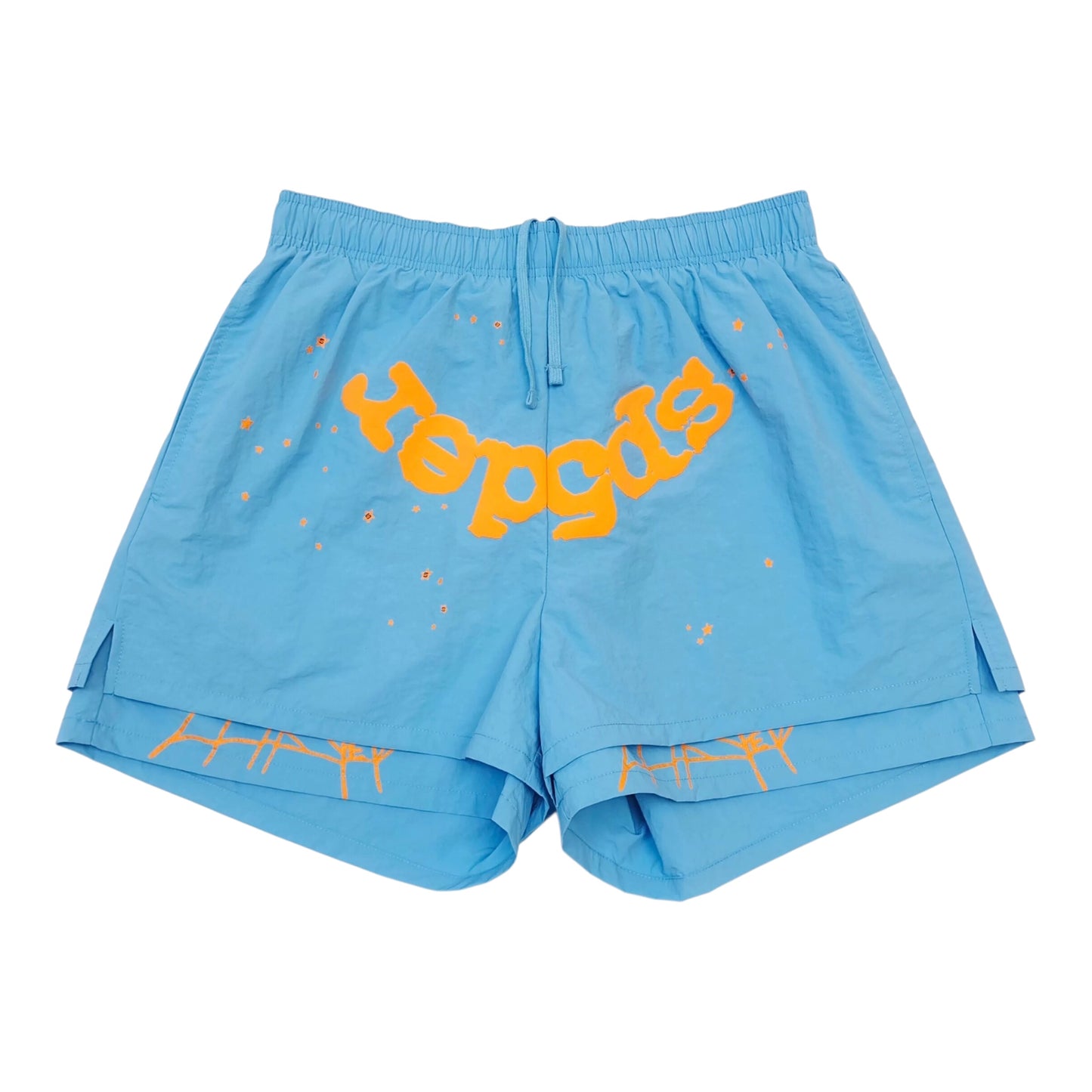 SP5DER WORLDWIDE OG WEB DOUBLE LAYER SHORT - Light Blue