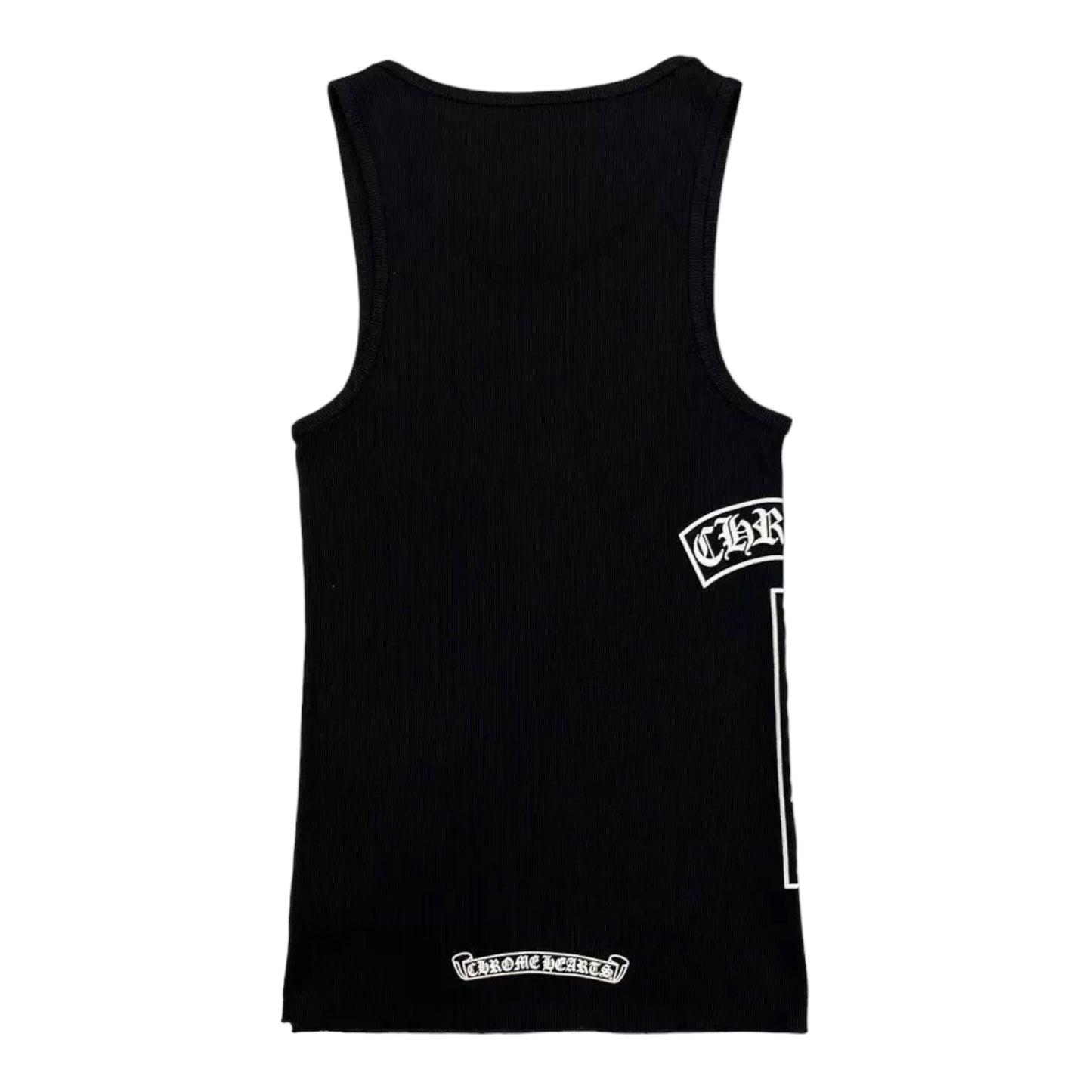 CHROME HEARTS BLACK TANK TOP