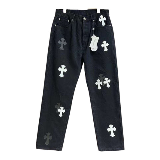 CHROME HEARTS X LEVI’S CROSS PATCH DENIM PANTS