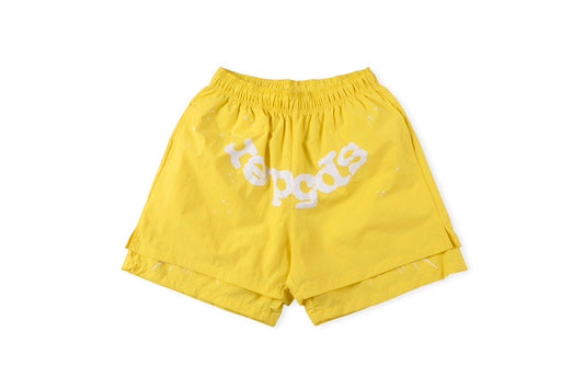 SP5DER YELLOW LOGO SHORT