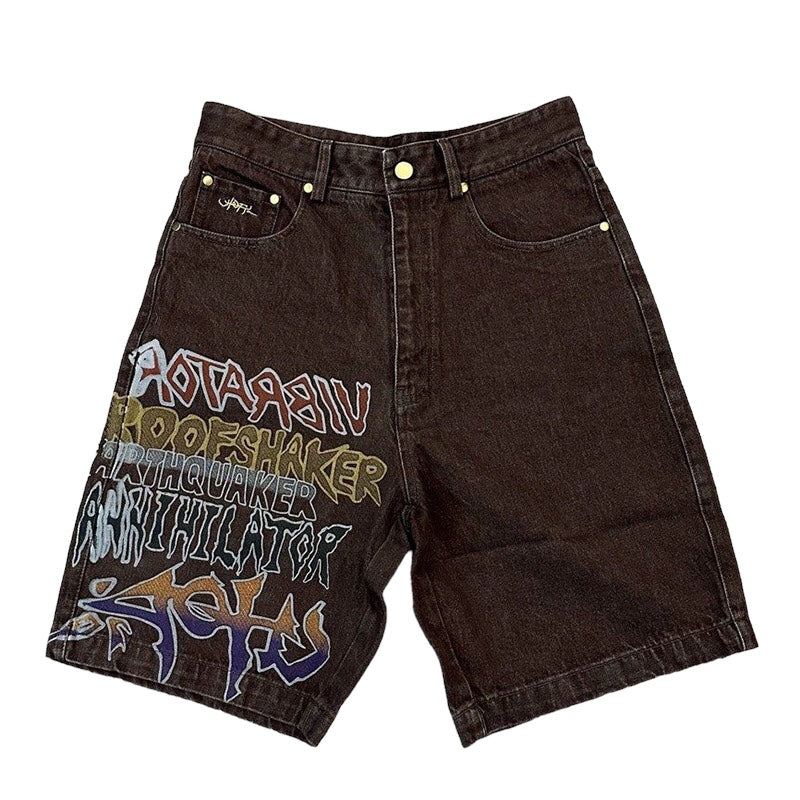 TRAVIS SCOTT CACTUS JACK DENIM SHORT