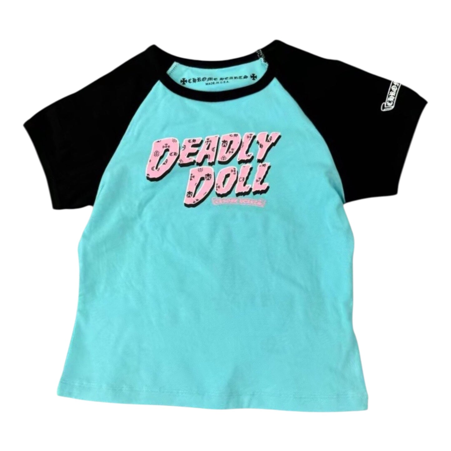 CHROME H DEADLY DOLL COMIC TEE
