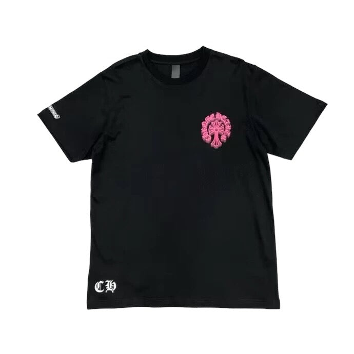 CHROME HEARTS PINK HORSESHOE TEE