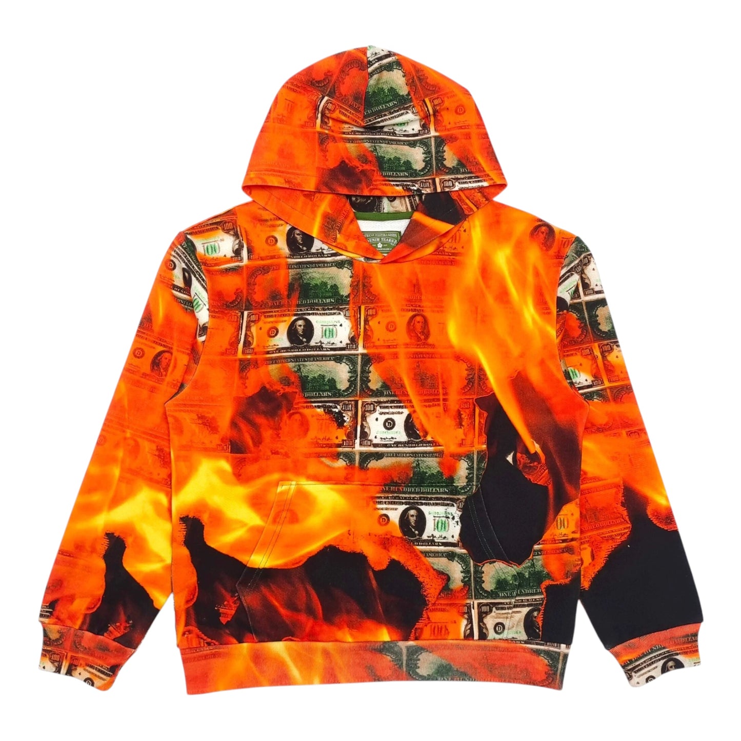 DENIM TEARS BURN IT HOODIE - Multi color