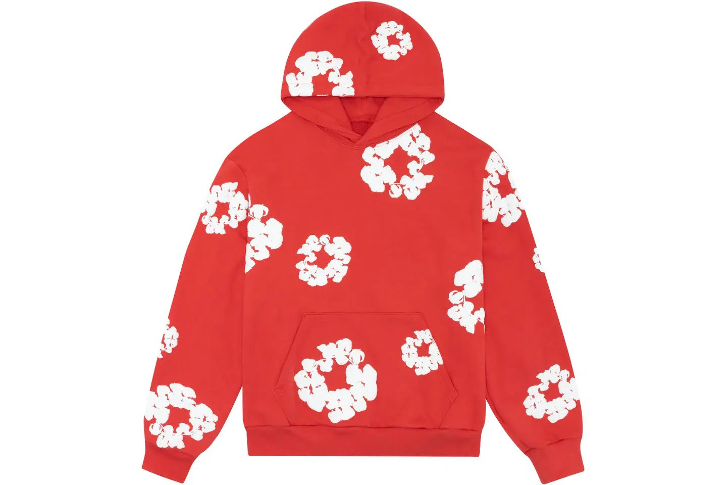 DENIM TEARS COTTON WREATH HOODIE - “Red”