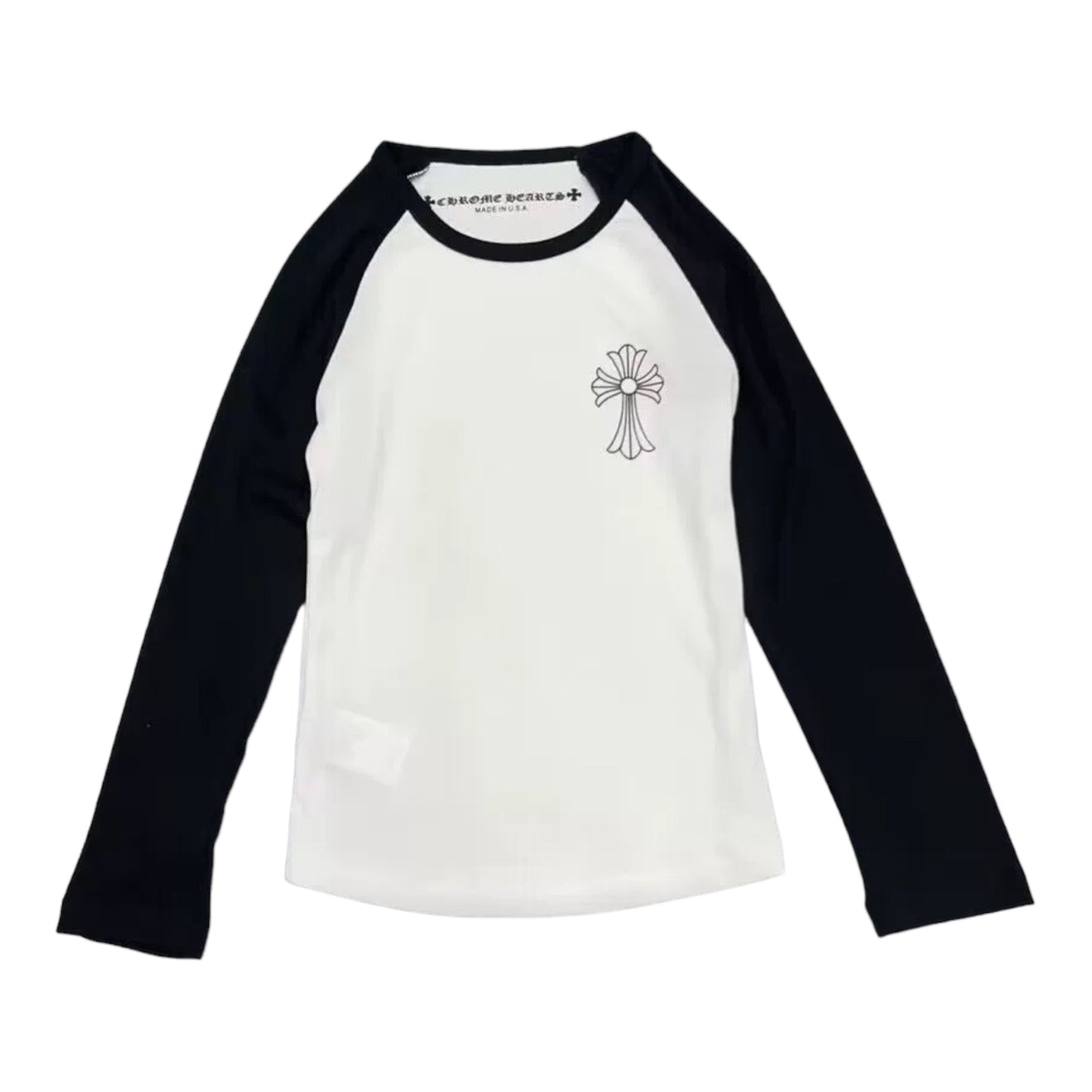 CHROME HEARTS MALTESE CROSS GRAPHIC LONG SLEEVE TEE