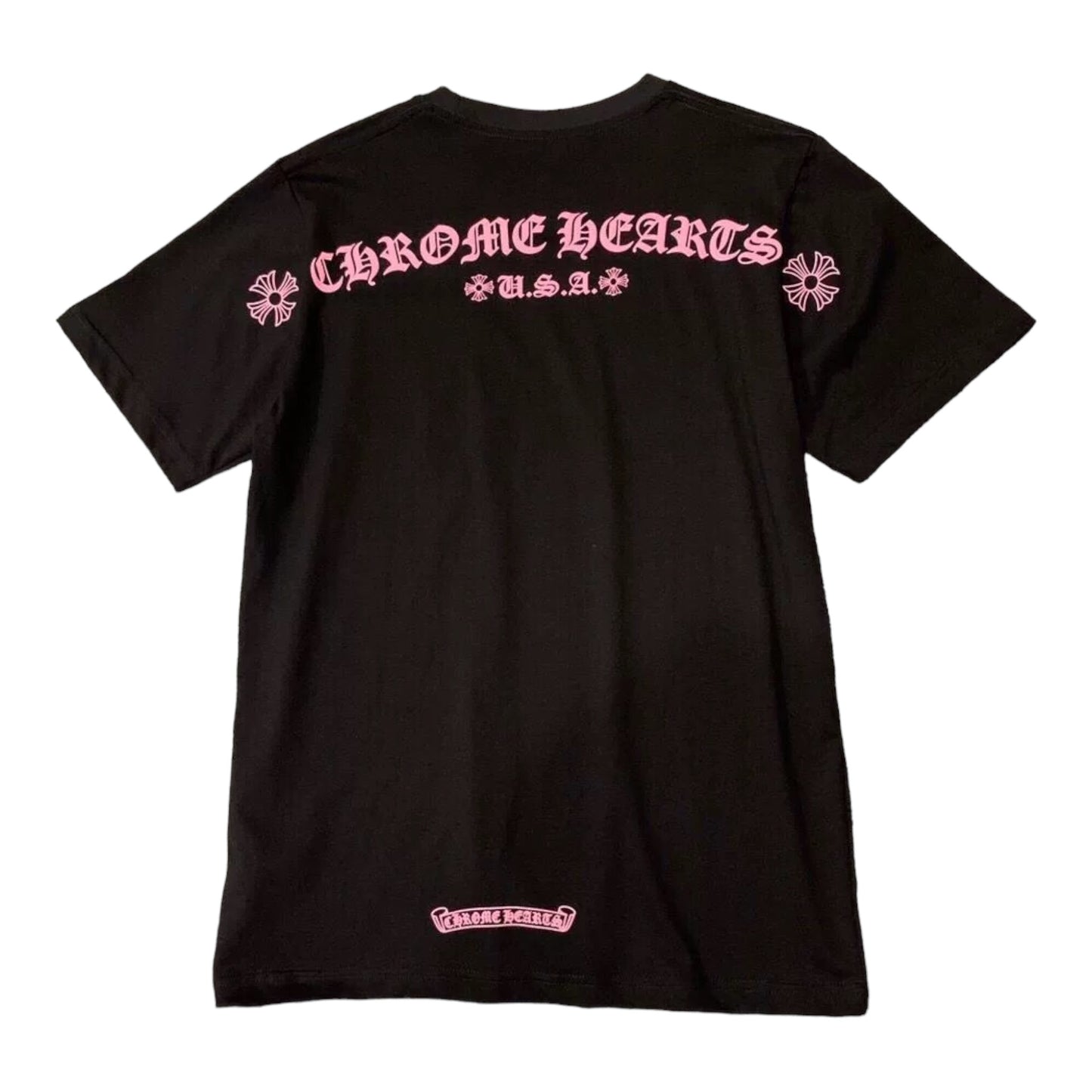 CHROME HEARTS MATTY BOY BLACK SHOULDER LOGO TEE